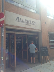 Allpress Espresso on Redchurch Street.