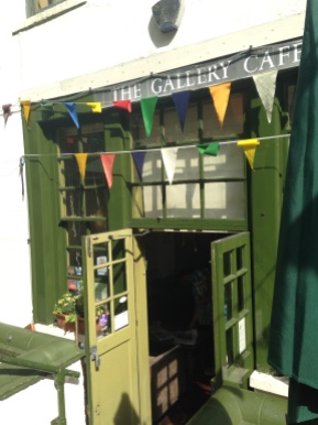 The Gallery Cafe's hidden entrace.